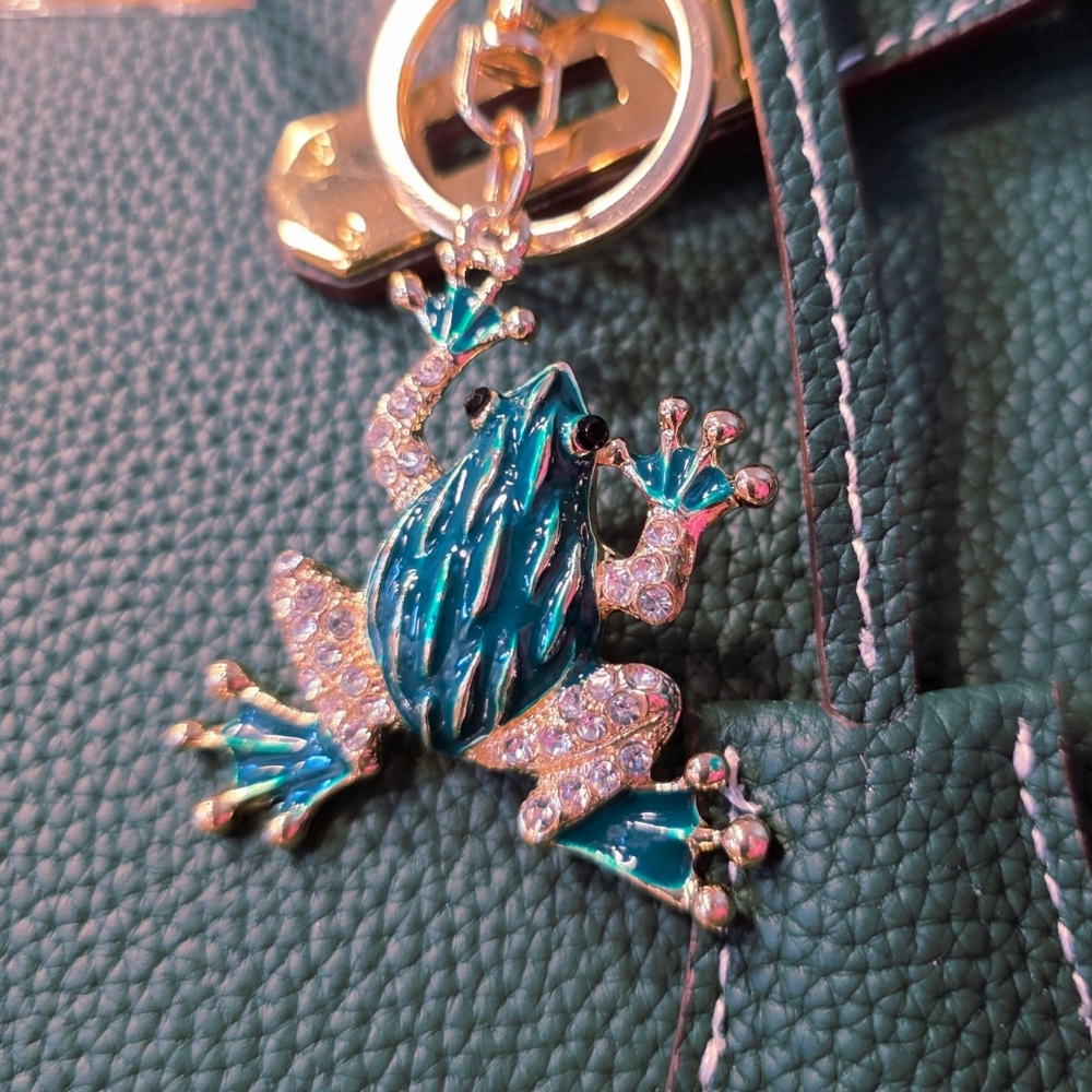 Green Handbag Charm/Key Chain NWOT